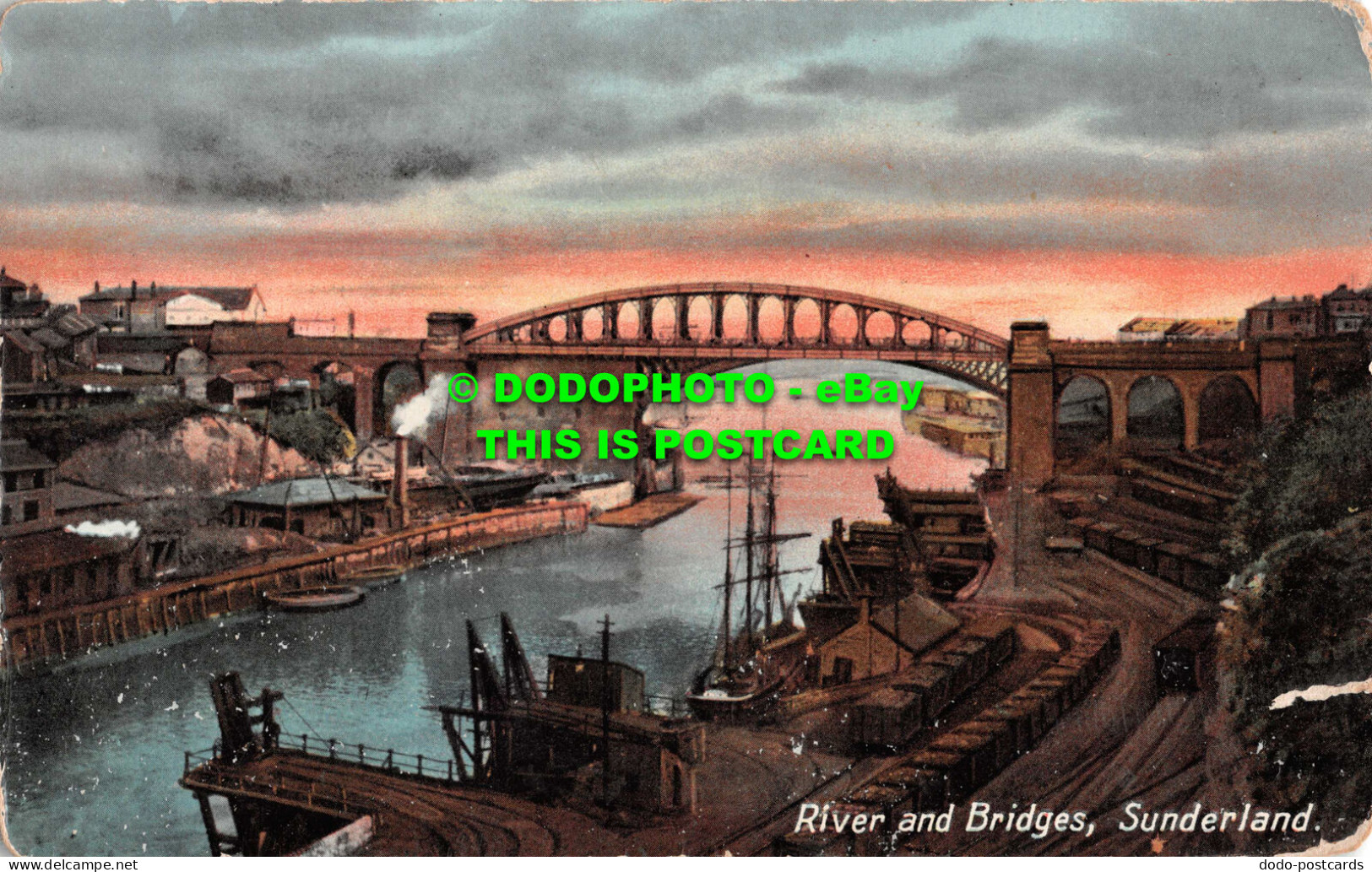 R547403 River And Bridges. Sunderland. Robinson Hebron - World