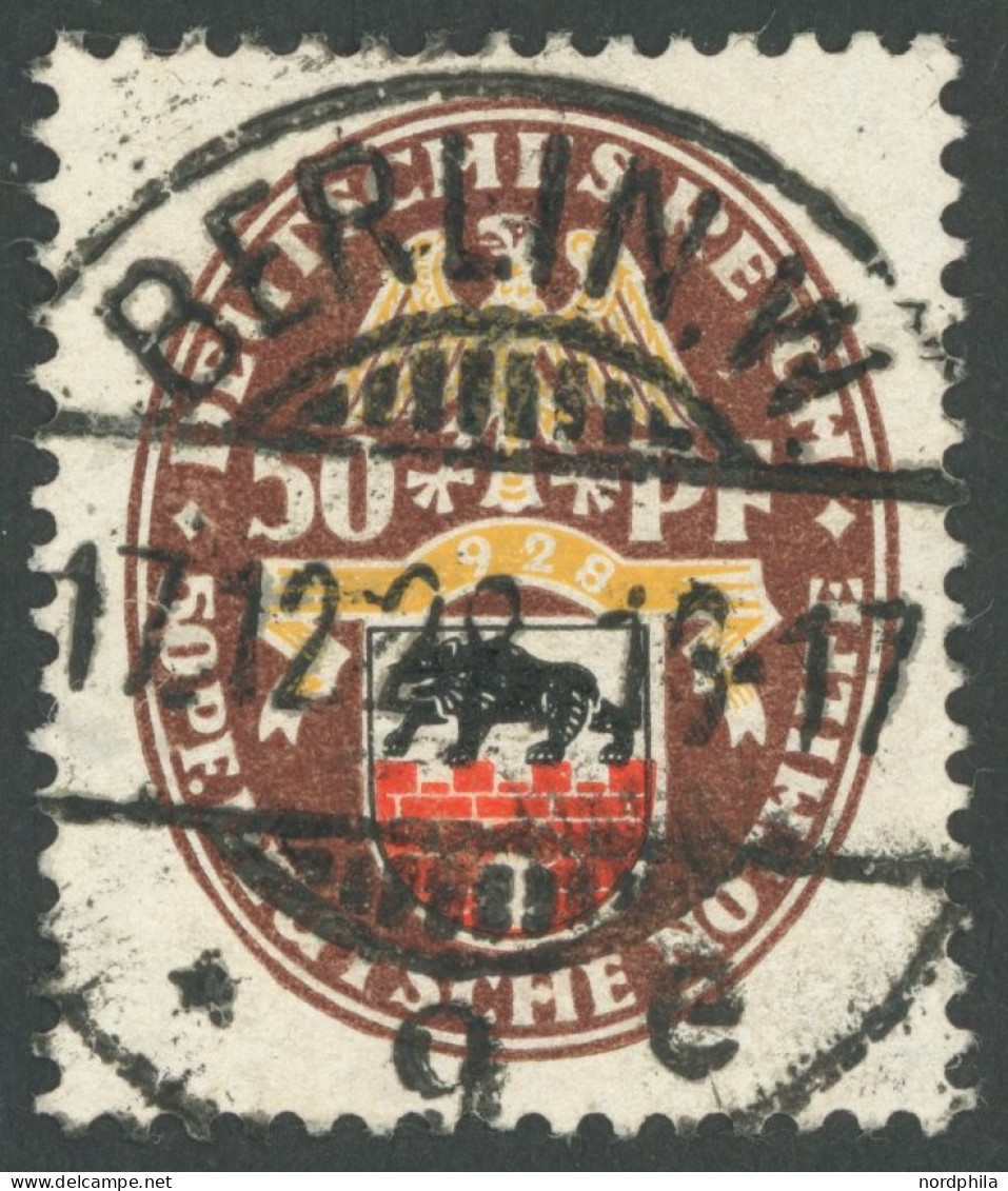 Dt. Reich 429 O, 1928, 50 Pf. Nothilfe, Pracht, Mi. 120.- - Altri & Non Classificati