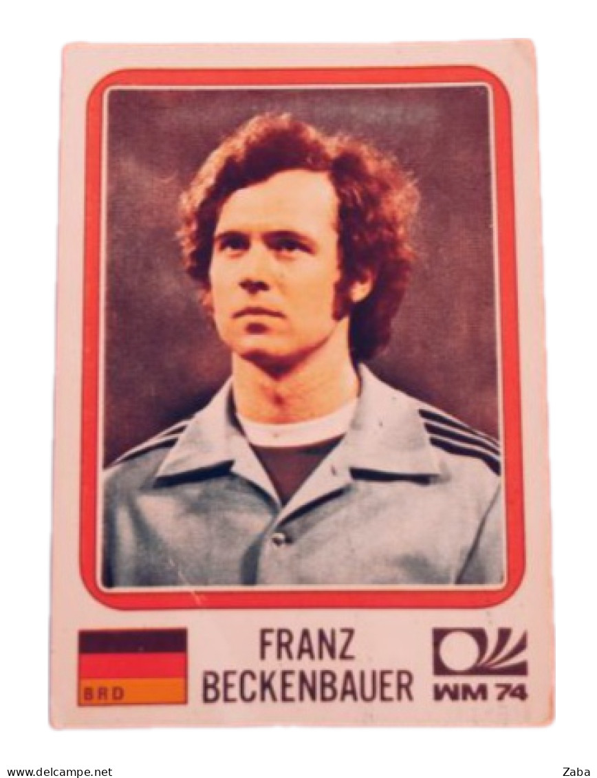 1974 Panini FRANZ BECKENBAUER Cards - Andere & Zonder Classificatie