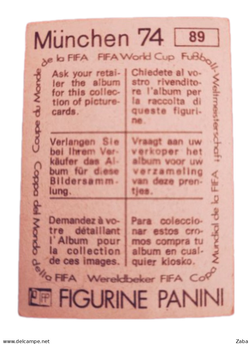 1974 Panini FRANZ BECKENBAUER Cards - Andere & Zonder Classificatie