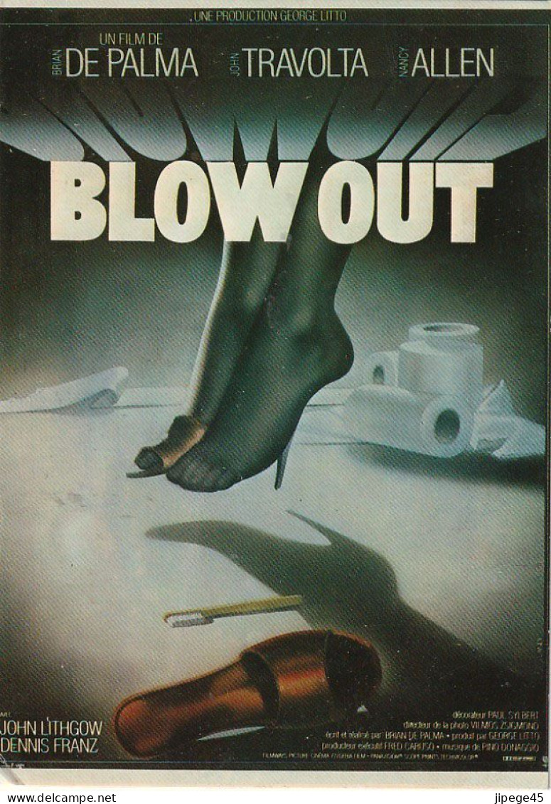 CPM - AFFICHE DU FILM " BLOW OUT " - Plakate Auf Karten