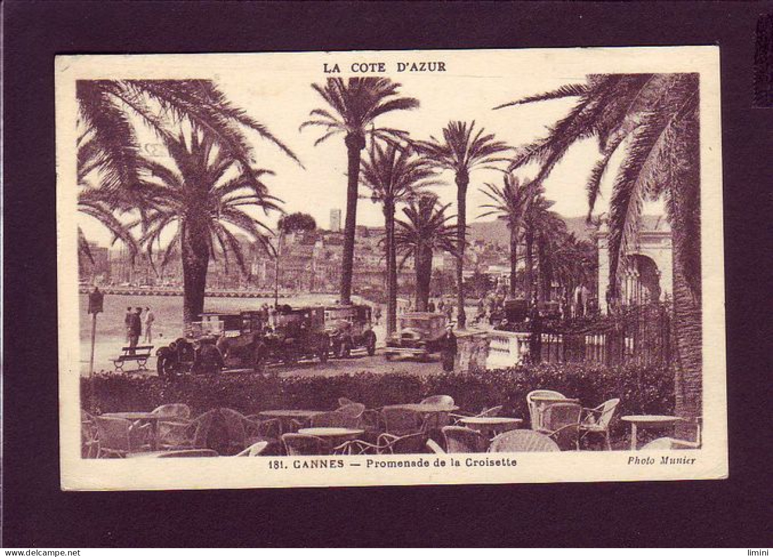 06 - CANNES - PROMENADE DE LA CROISETTE - AUTOMOBILE - ANIMÉE -  - Cannes