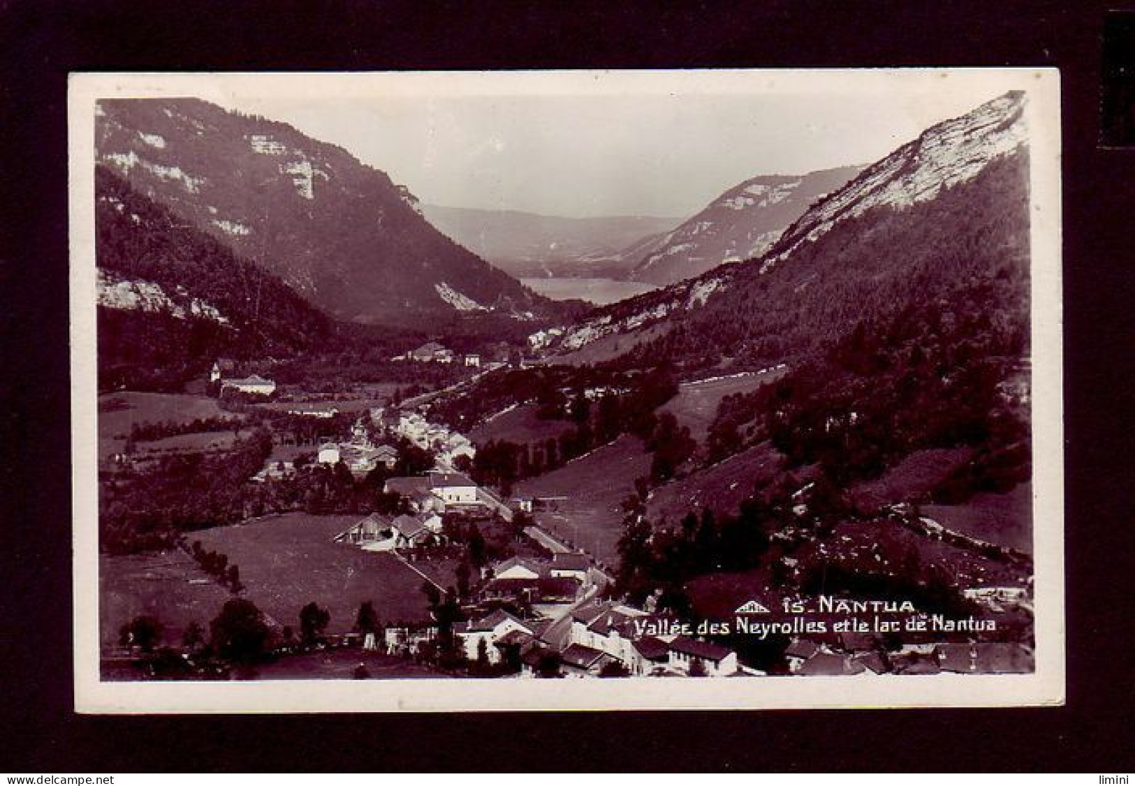 01 - NANTUA - VALLÉE DES NEYROLLES ET LE LAC DE NANTUA -  - Nantua