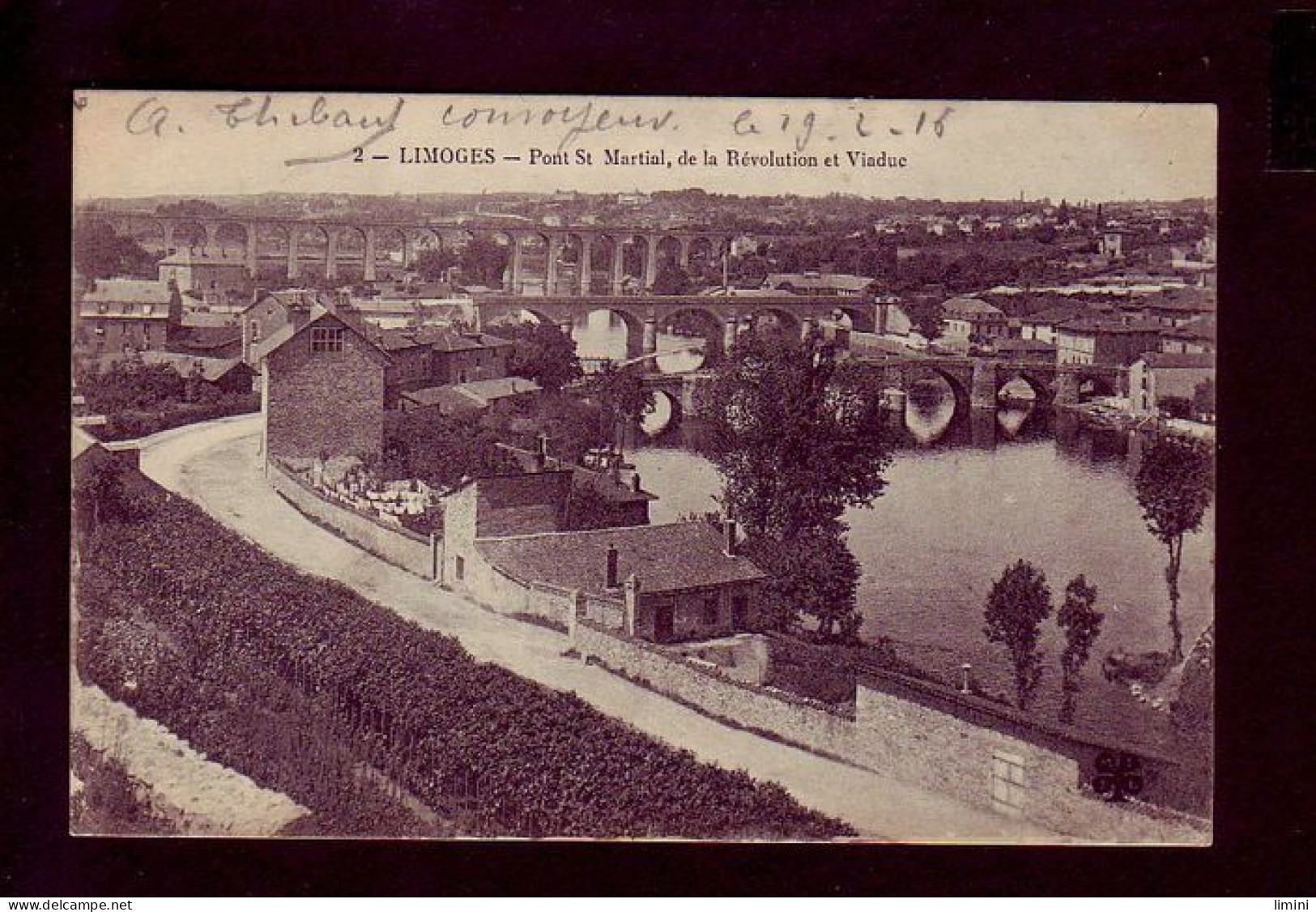 87 - LIMOGES - PONT ST-MARTIAL, RUE DE LA REVOLUTION ET VIADUC -  - Limoges