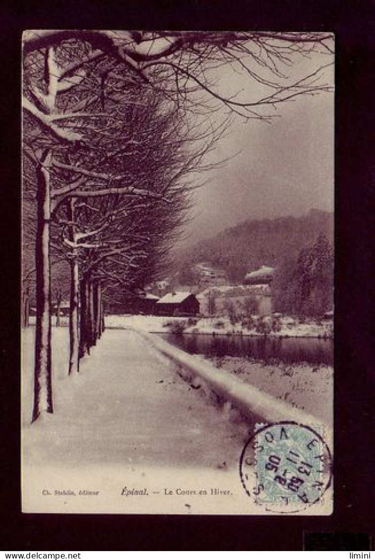 88 - EPINAL - LE COURS EN HIVER SOUS LA NEIGE -  - Epinal