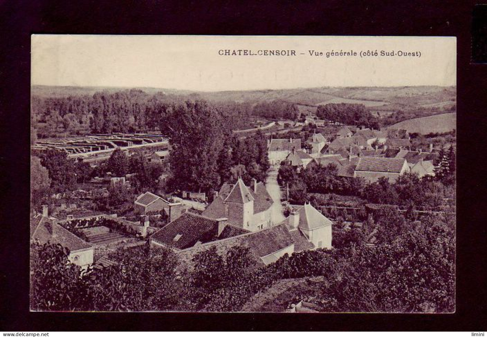 89 - CHATEL-CENSOIR - VUE GÉNÉRALE  -  - Autres & Non Classés