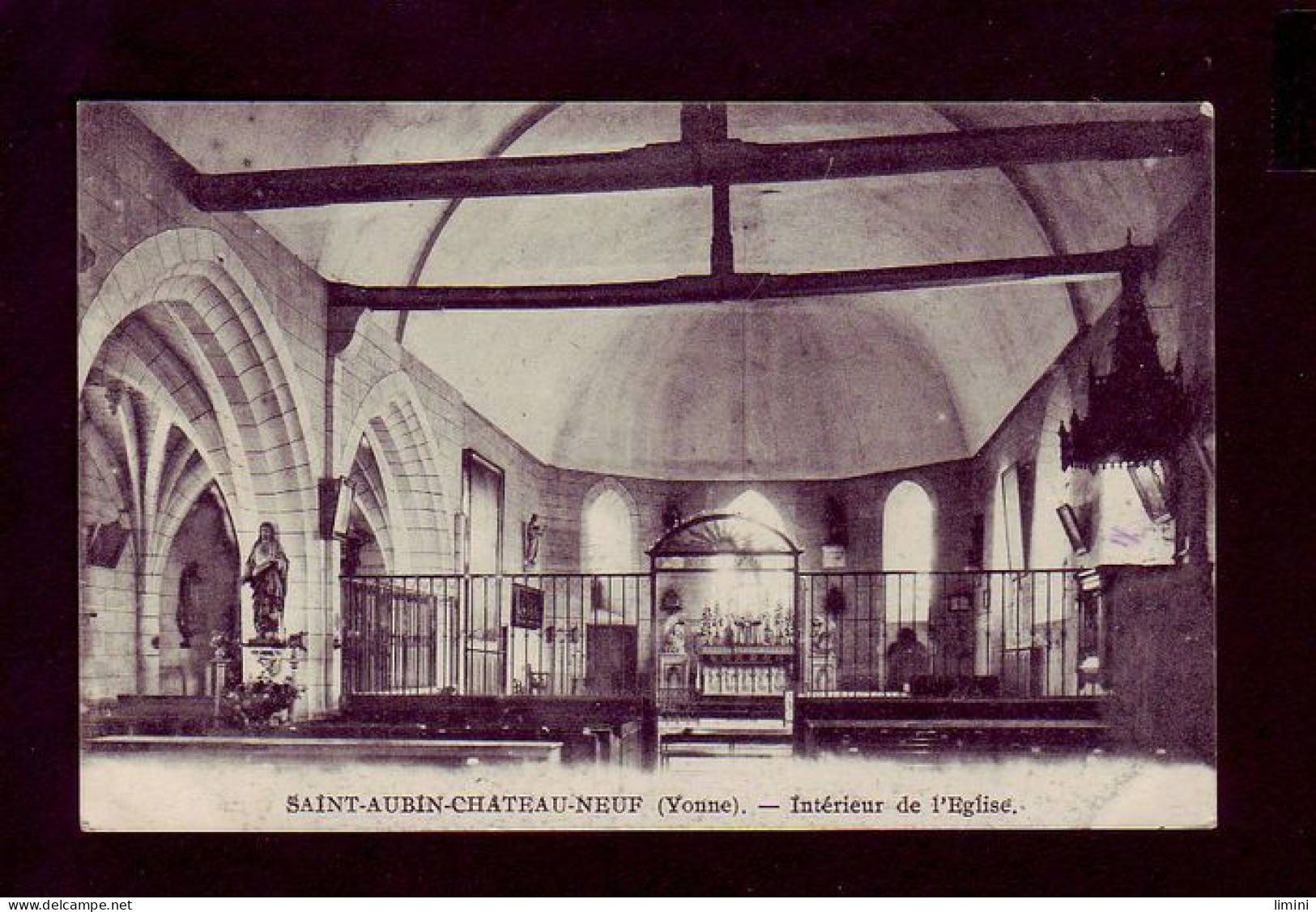 89 - SAINT-AUBIN-CHATEAU-NEUF - INTERIEUR DE L'ÉGLISE -  - Autres & Non Classés