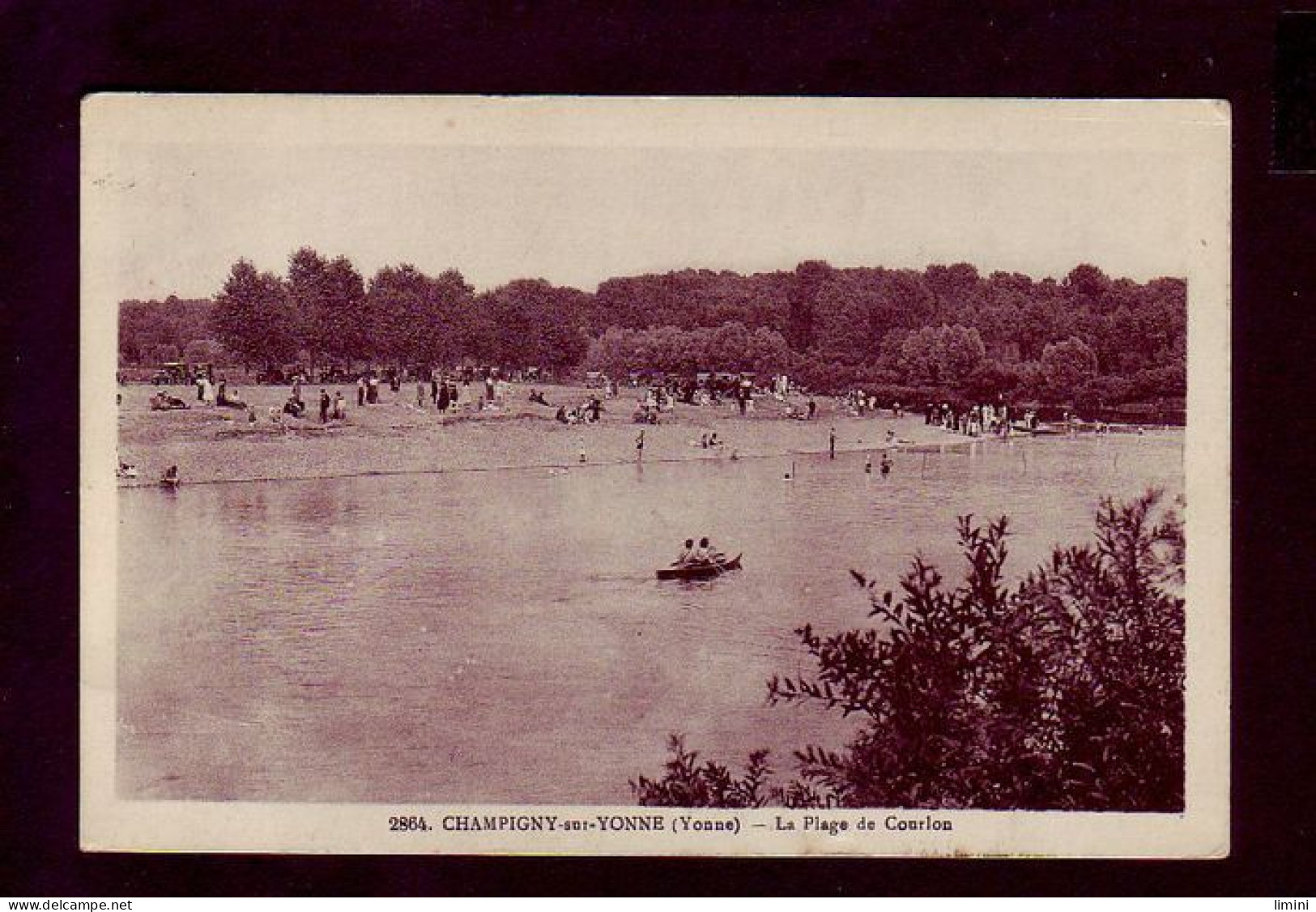 89 - CHAMPIGNY-sur-YONNE - LA PLAGE DE COURLON - ANIMÉE -  - Champigny