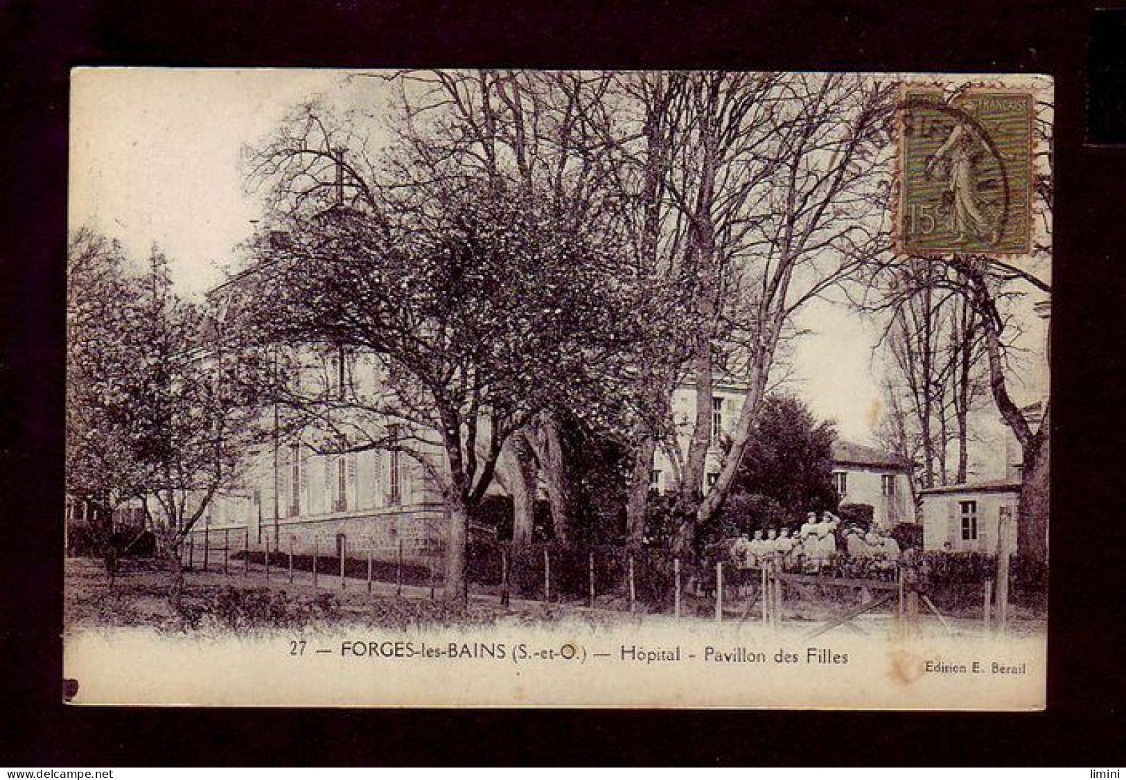 91 - FORGES-les-BAINS - HOPITAL - PAVILLON DES FILLES - ANIMÉE -  - Autres & Non Classés