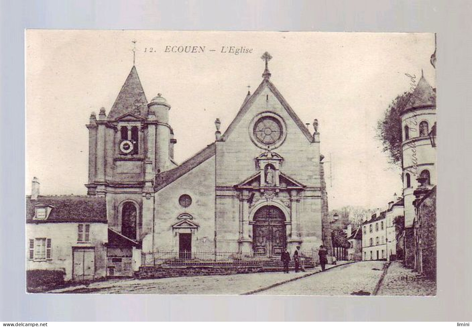 95 - ECOUEN - L'ÉGLISE - ANIMÉE -  - Ecouen