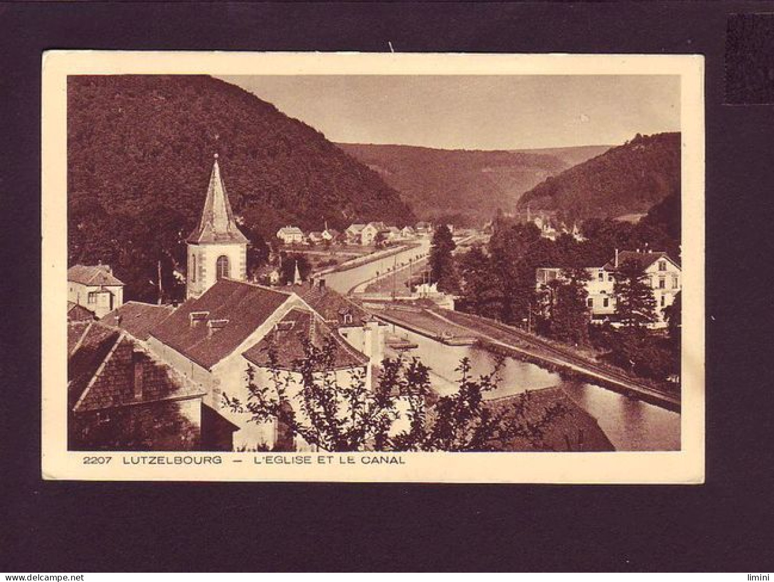 57 - LUTZELBOURG - L'ÉGLISE ET LE CANAL -  - Other & Unclassified