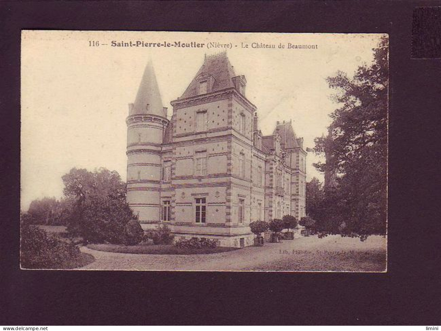 58 - SAINT-PIERRE-le-MOUTIER - LE CHATEAU DE BEAUMONT -  - Autres & Non Classés