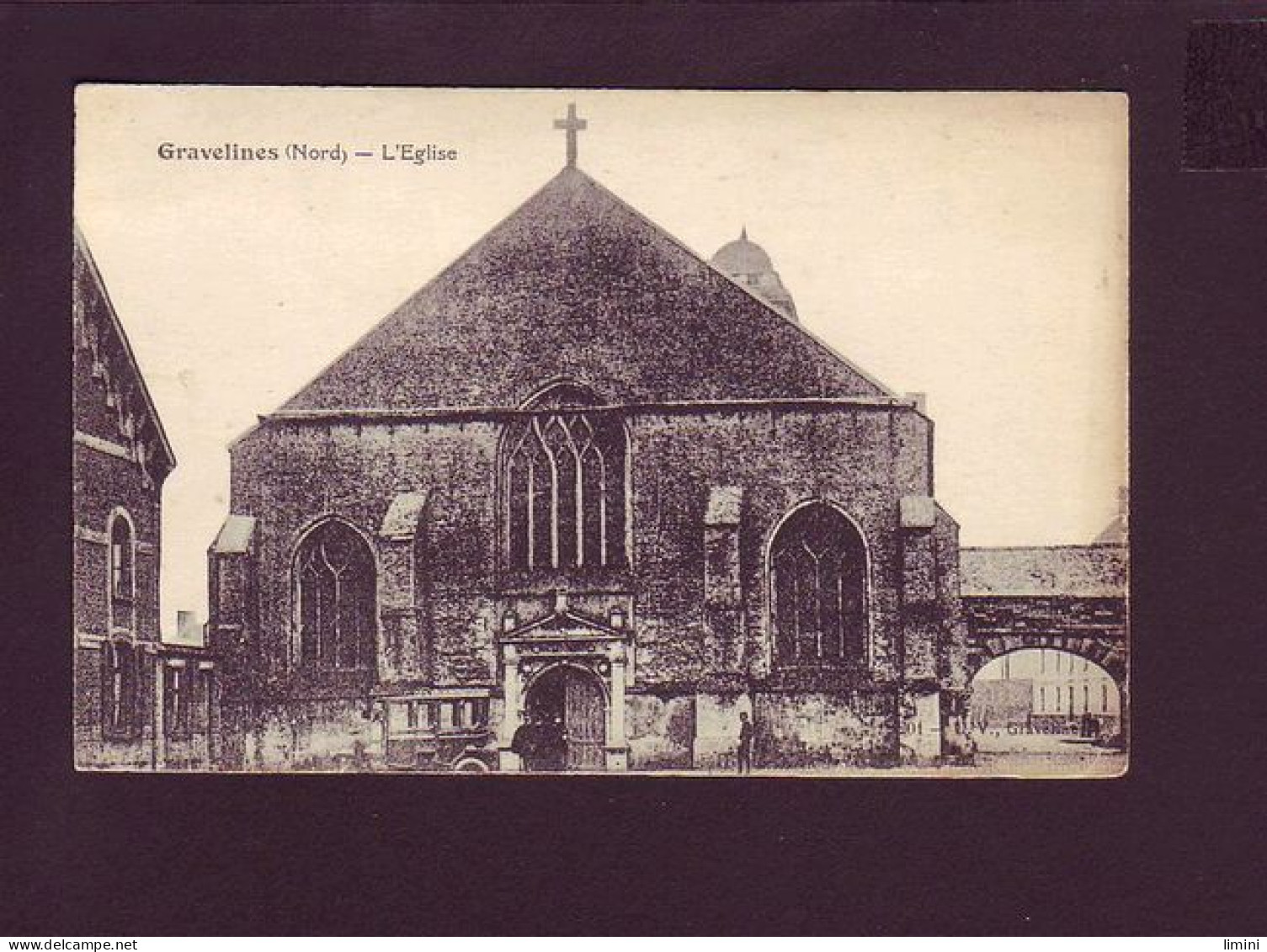 59 - GRAVELINES - L'ÉGLISE - ANIMÉE -  - Gravelines