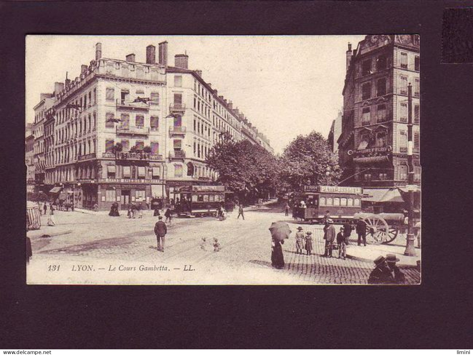 69 - LYON - LE COURS GAMBETTA - TRAMWAYS - ANIMÉE -  - Autres