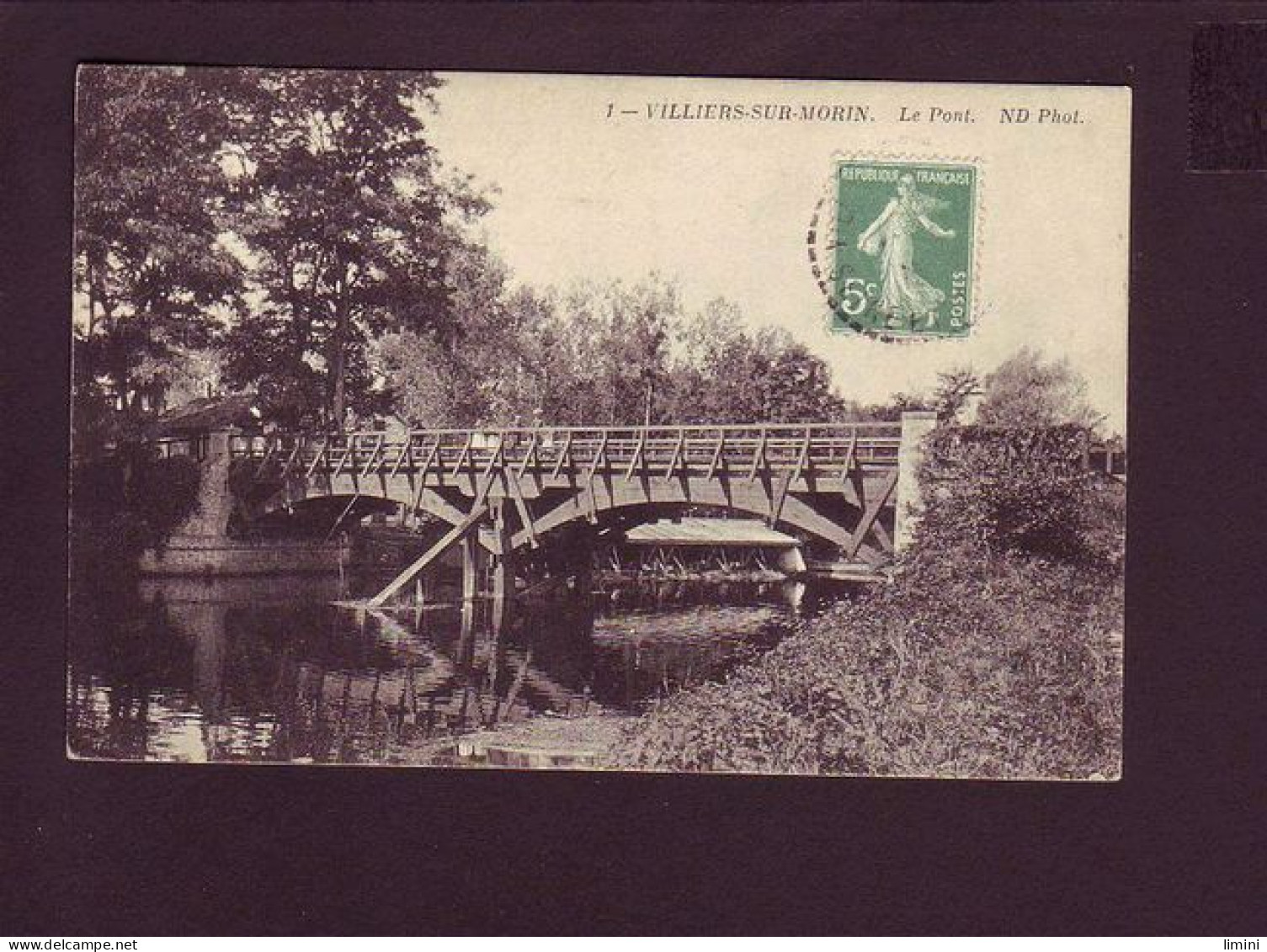 77 - VILLIERS-sur-MORIN - LE PONT - ANIMÉE -  - Other & Unclassified