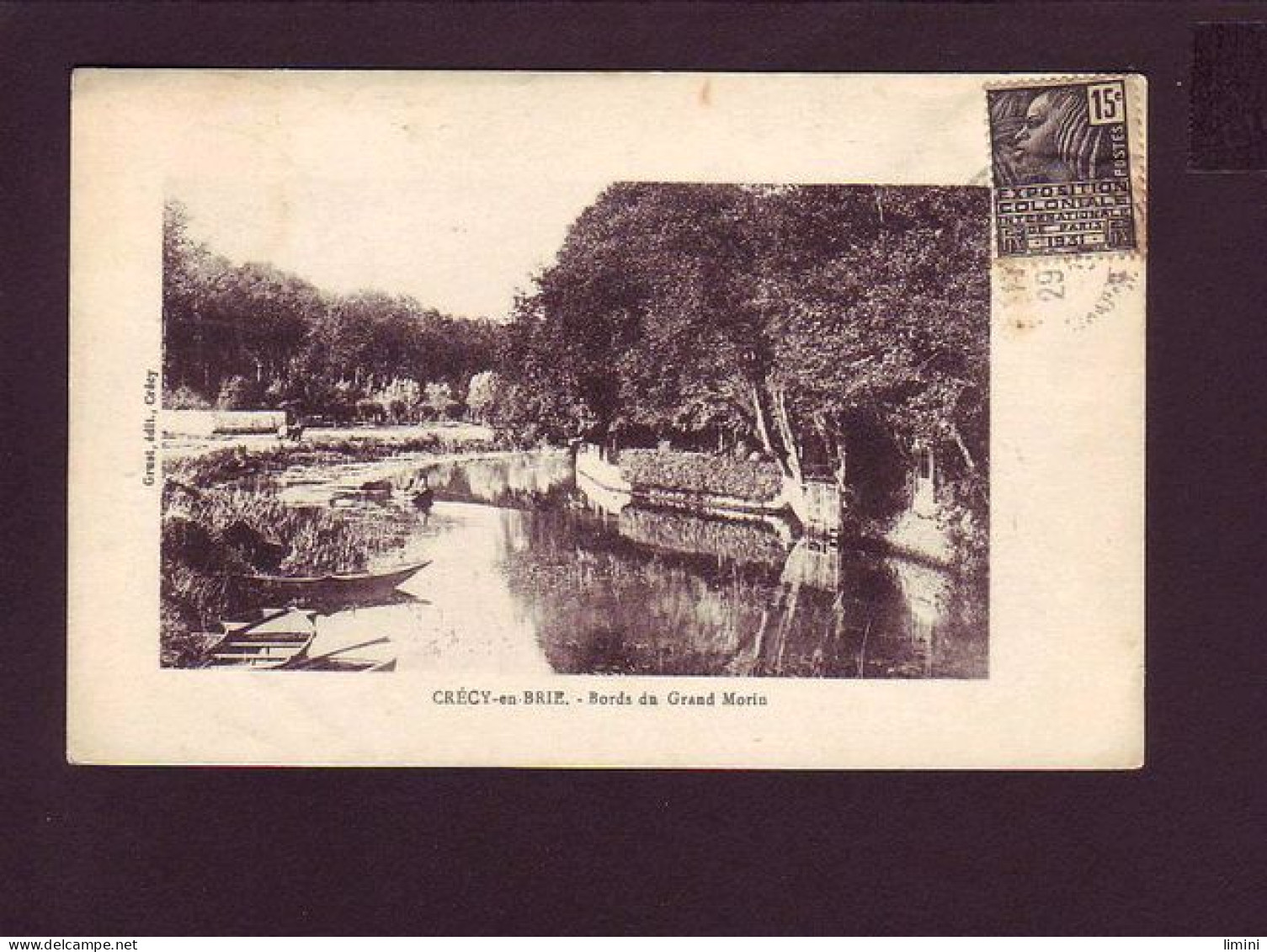 77 - CRECY-en-BRIE - BORDS DU GRAND MORIN -  - Other & Unclassified