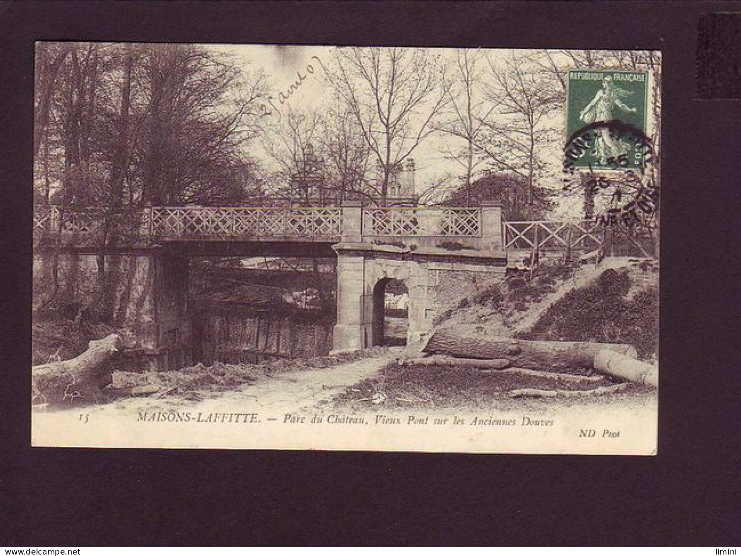 78 - MAISON-LAFFITTE - PARC DU CHATEAU, VIEUX PONT SUR LES ANCIENNES DOUVES -  - Maisons-Laffitte