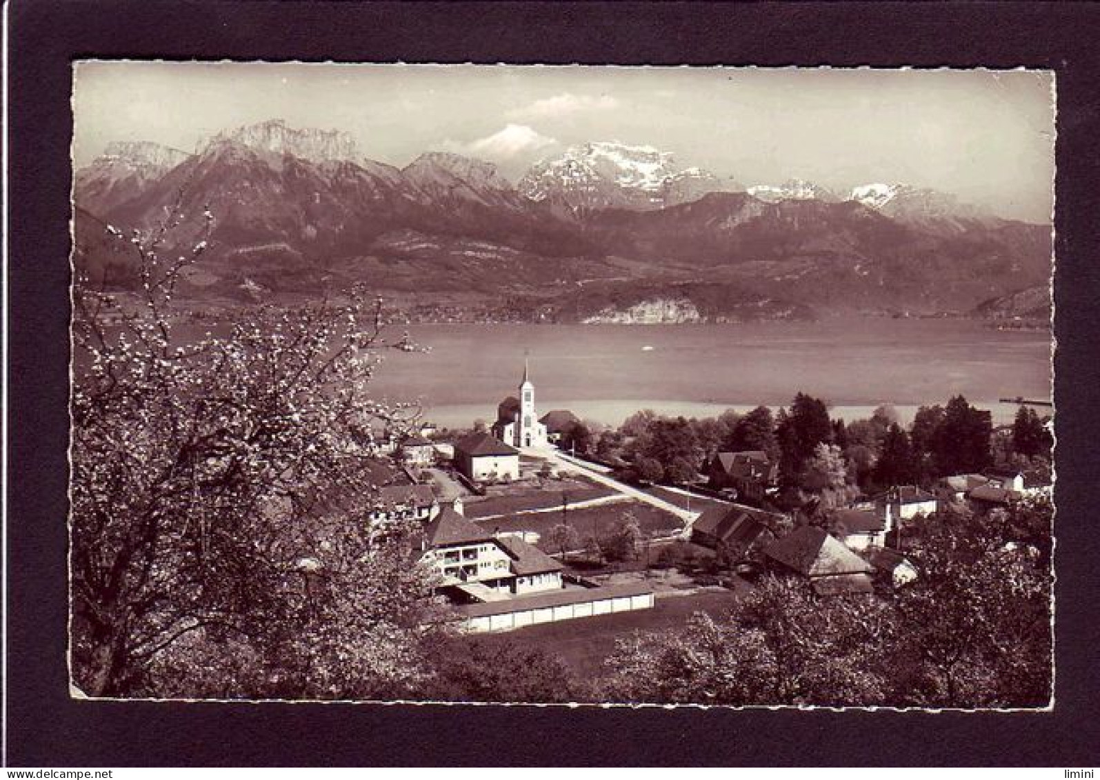 74 - SEVRIER - L'ÉGLISE ET LE LAC -  - Sonstige & Ohne Zuordnung