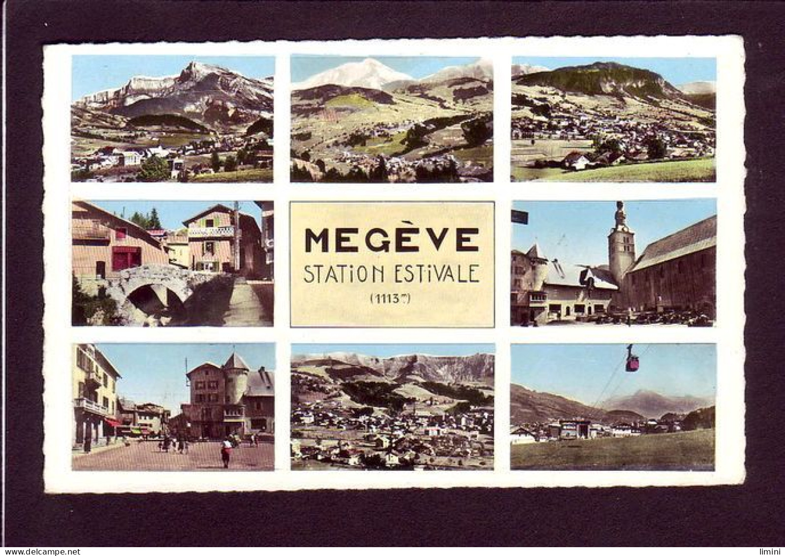 74 - MEGEVE - MULTIVUE DE LA VILLE -  - Megève