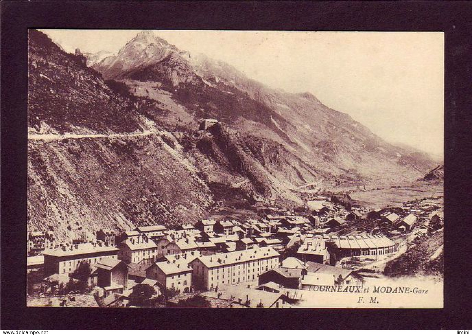 73 - FOURNEAUX ET MODANE-GARE - VUE GÉNÉRALE -  - Modane