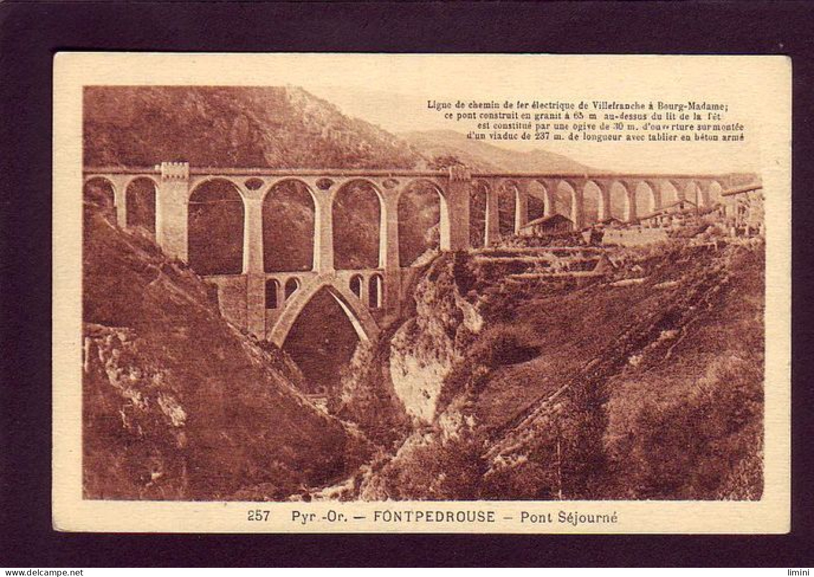 66 - FONTPEDROUSE - PONT SEJOURNÉ -  - Otros & Sin Clasificación