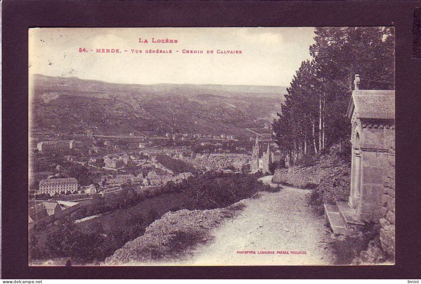 48 - MENDE - VUE GÉNÉRALE - CHEMIN DU CALVAIRE -  - Mende