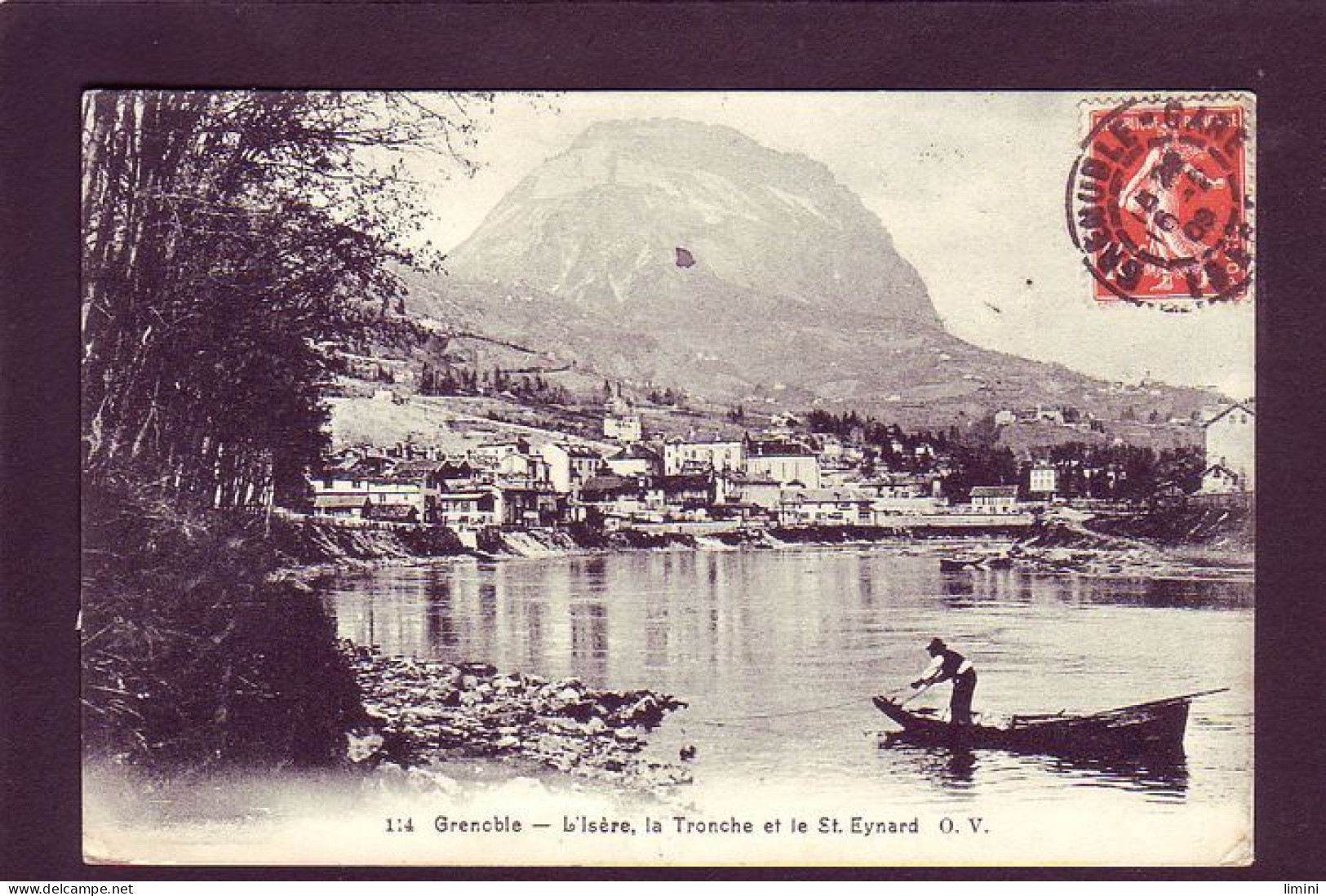 38 - GRENOBLE - L'ISERE, LA TRONCHE ET LE SAINT EYNARD - ANIMÉE -  - Grenoble