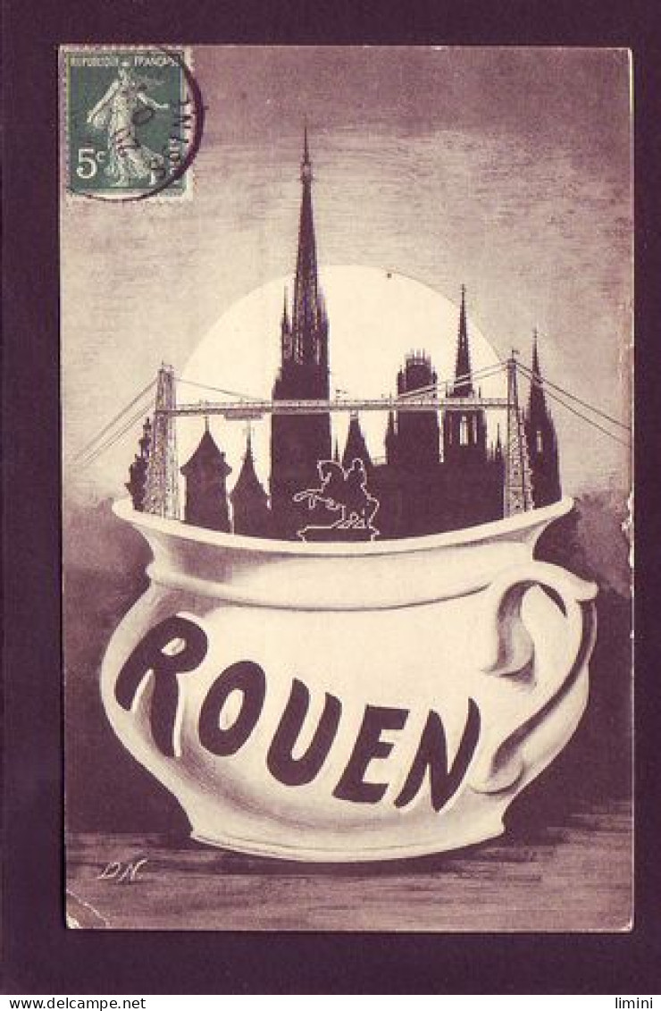 76 - ROUEN - CARTE ILLUSTRÉE -  - Rouen