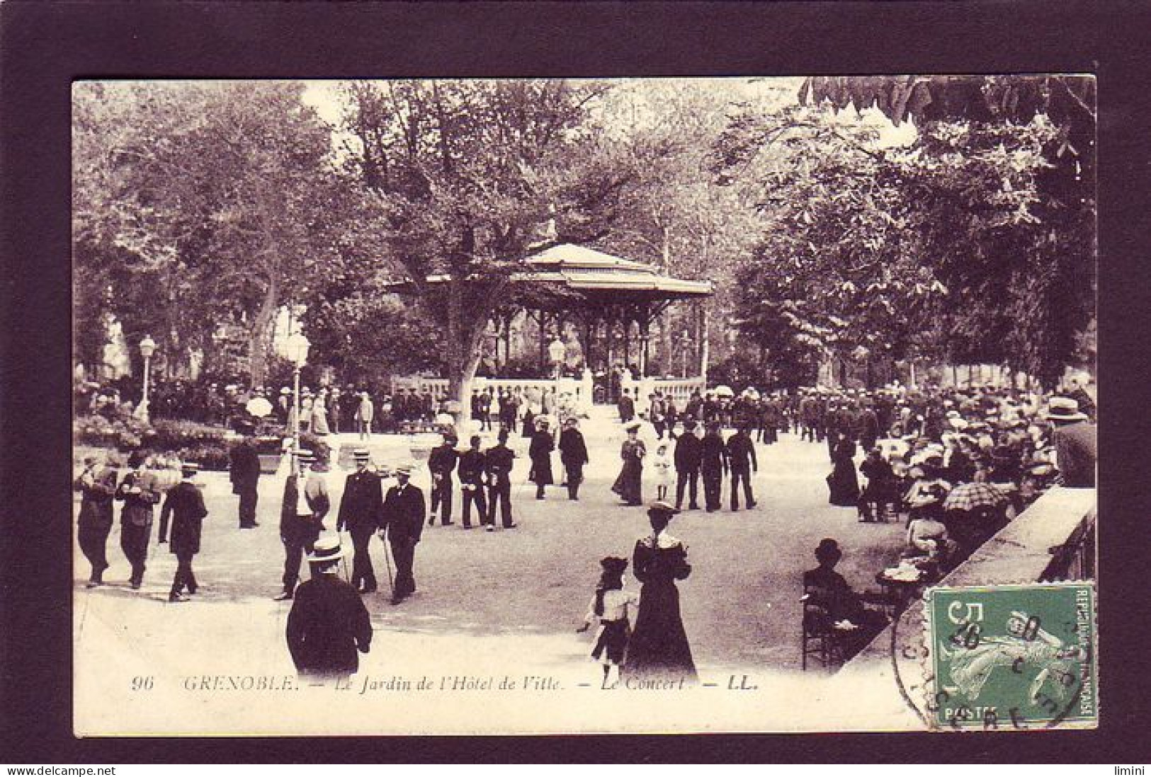 38 - GRENOBLE - JARDIN DE L'HOTEL DE VILLE - LE CONCERT - ANIMÉE -  - Grenoble