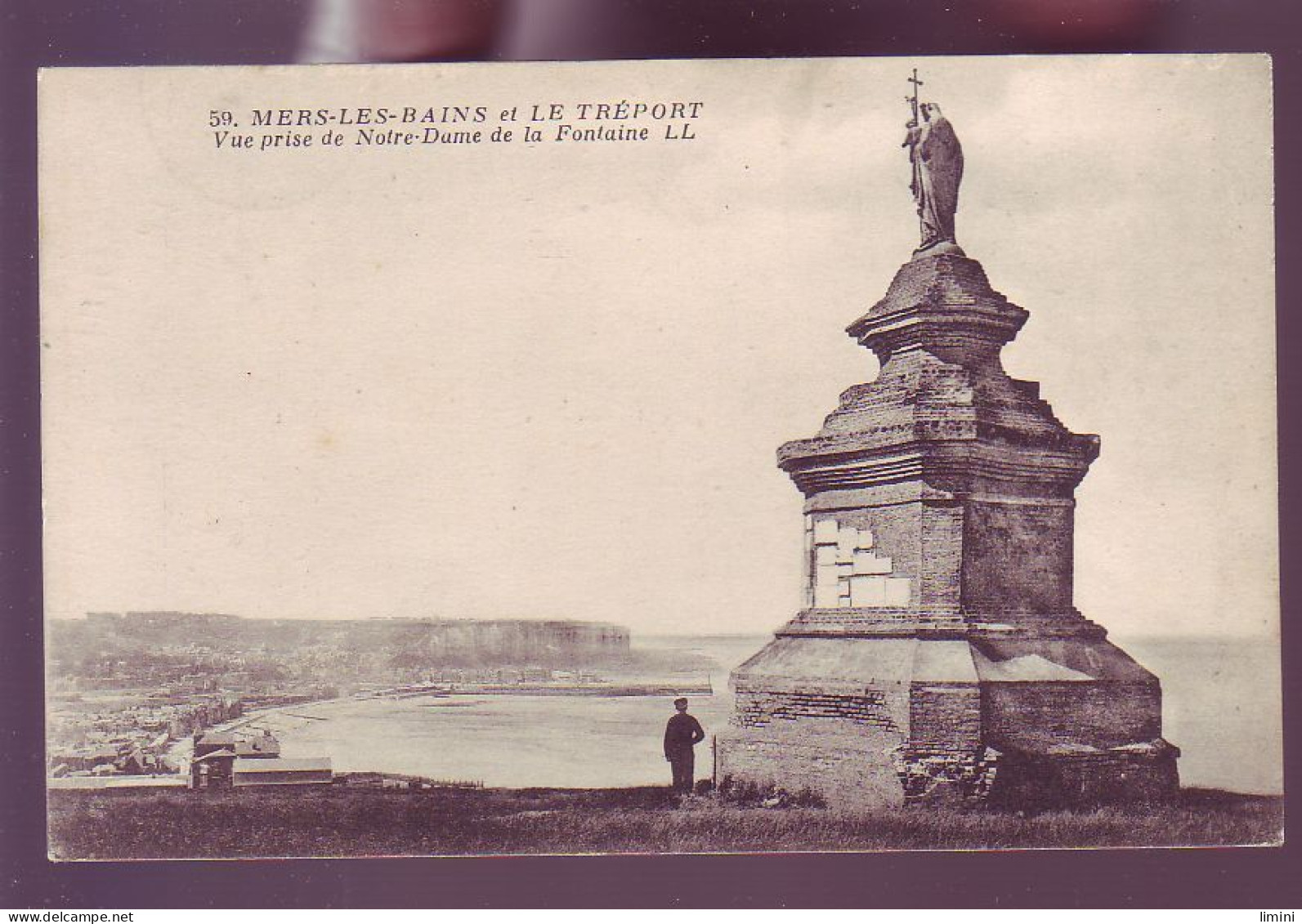 80 - MERS-les-BAINS - VUE PRISE DE NOTRE-DAME DE LA FONTAINE -  - Mers Les Bains