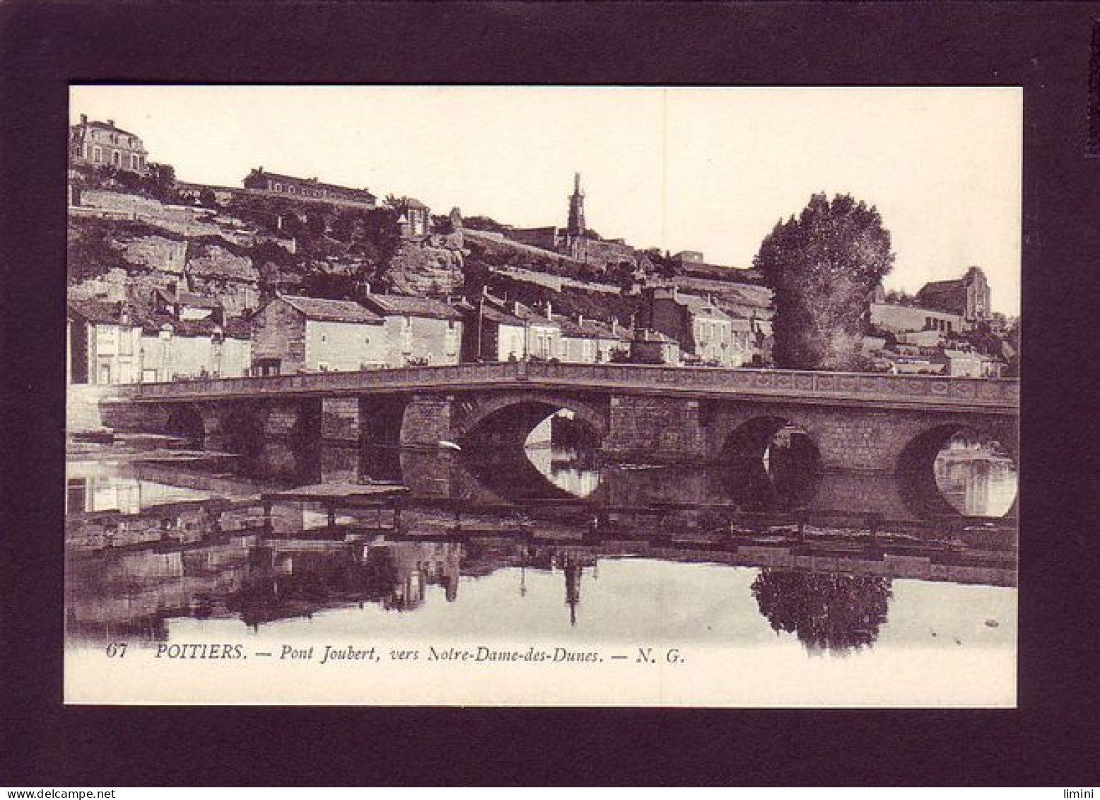 86 - POITIERS - PONT JOUBERT, VERS NOTRE-DAME-des-DAMES -  - Poitiers