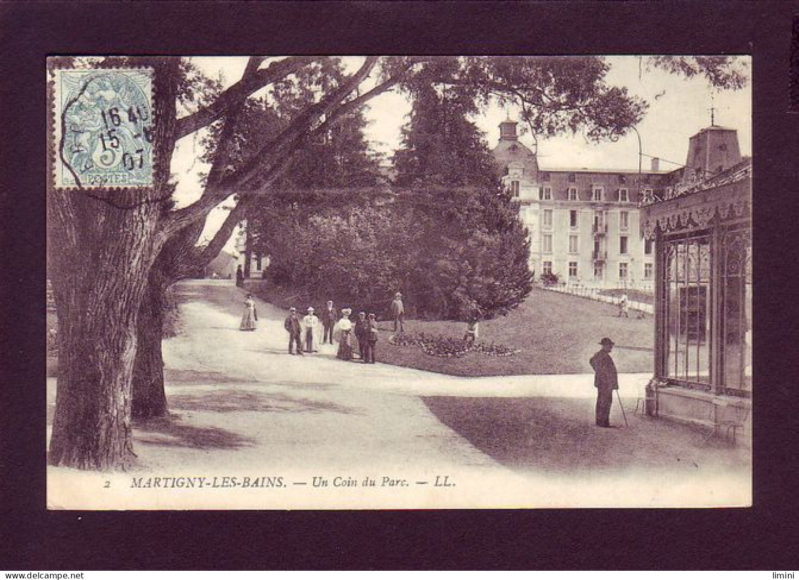 88 - MARTIGNY-les-BAINS - UN COIN DU PARC - ANIMÉE -  - Autres & Non Classés