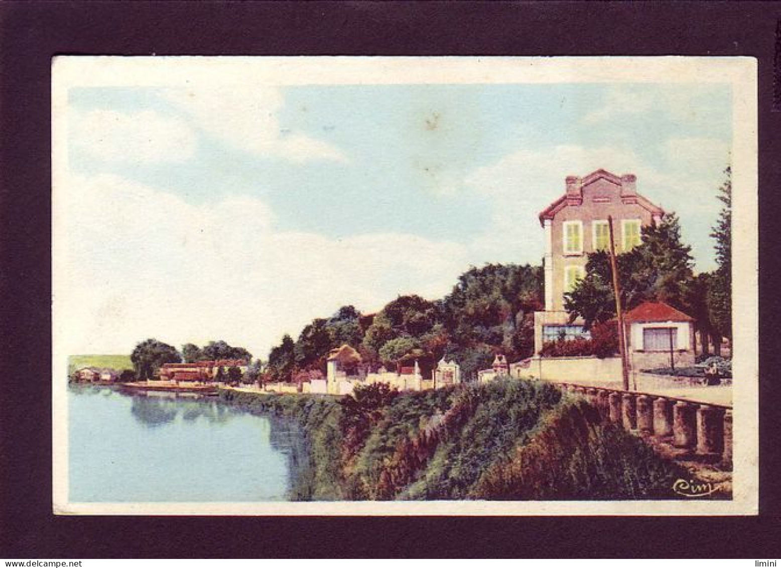 89 - JOIGNY - EPIZY - FAUBOURG DE JOIGNY, AU BORD DE L'YONNE - COLORISÉE -  - Joigny