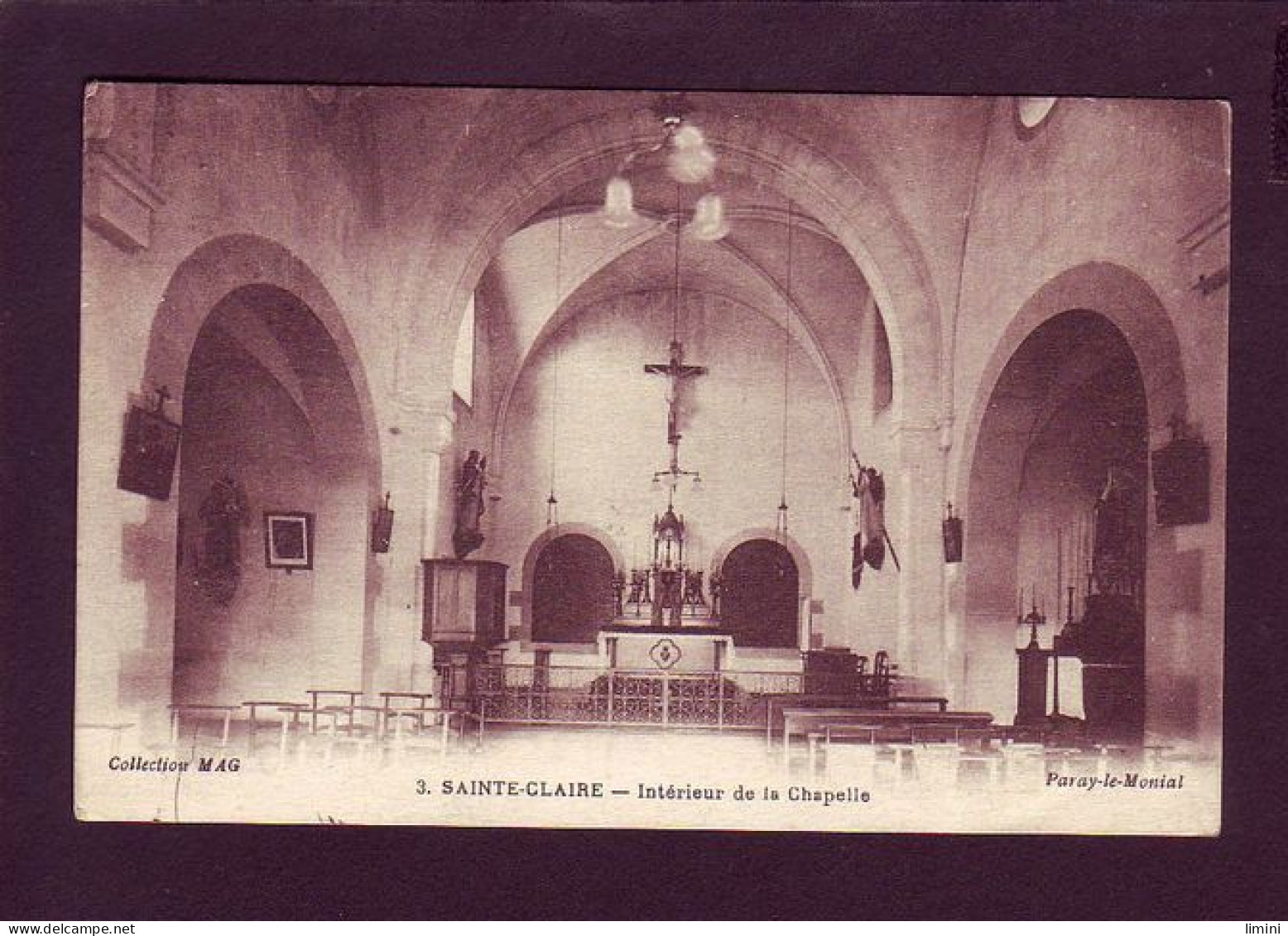 71 - SAINTE CLAIRE - INTERIEUR DE LA CHAPELLE -  - Other & Unclassified