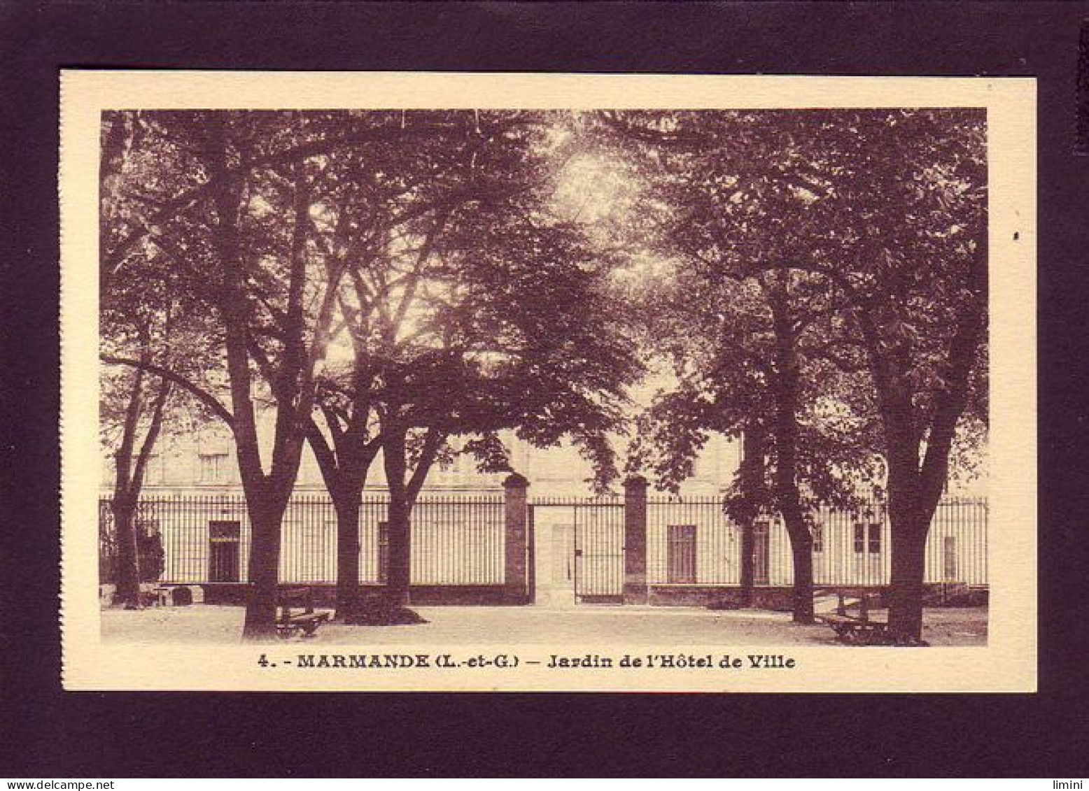 47 - MARMANDE - JARDIN DE L'HOTEL DE VILLE -  - Marmande