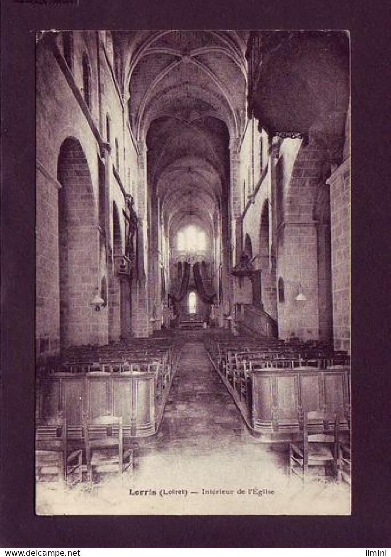 45 - LORRIS - INTERIEUR DE L'ÉGLISE -  - Autres & Non Classés