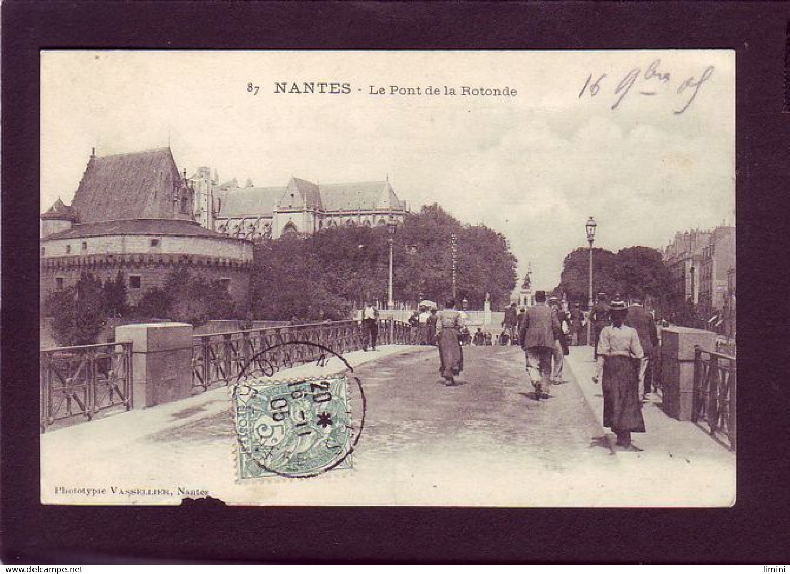 44 - NANTES - LE PONT DE LA ROTONDE - ANIMÉE -  - Nantes
