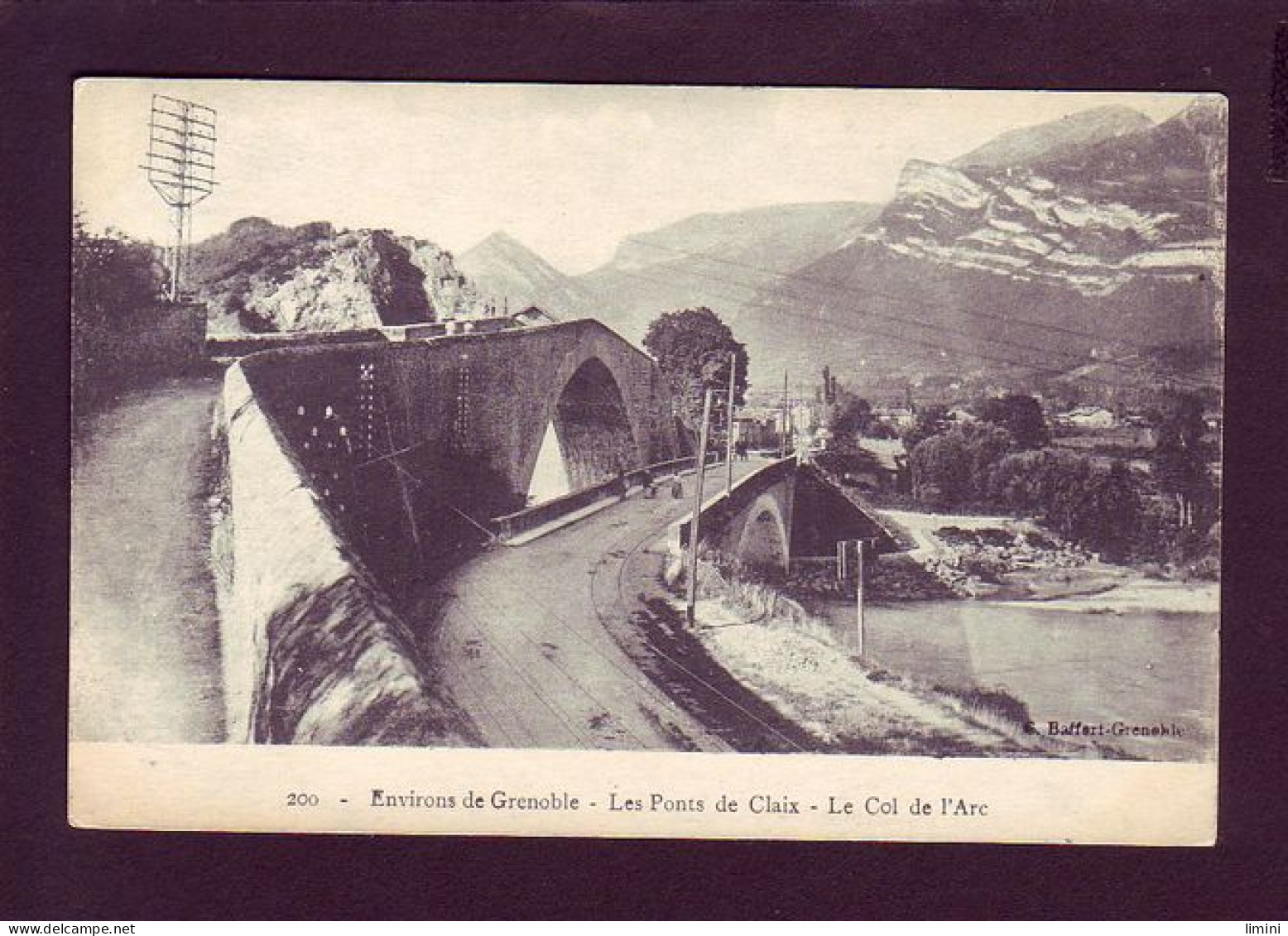 38 - GRENOBLE - LES PONTS DE CLAIX - LE COL DE L'ARC - ANIMÉE -  - Grenoble