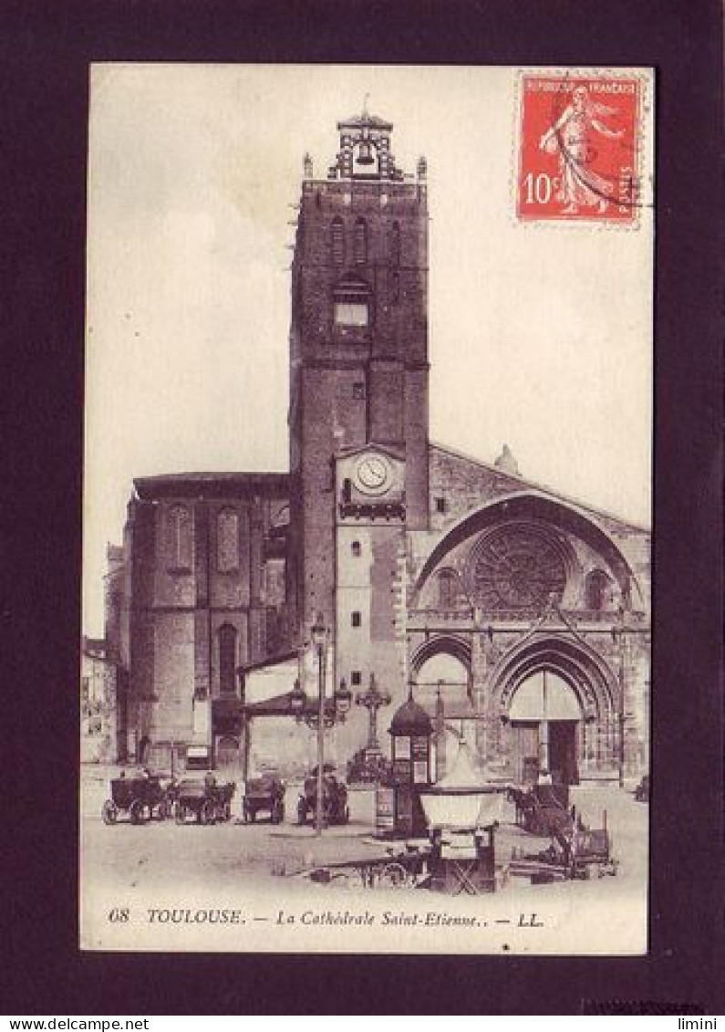 31 - TOULOUSE - CATHEDRALE SAINT-ETIENNE - ATTELAGE - ANIMÉE -  - Toulouse