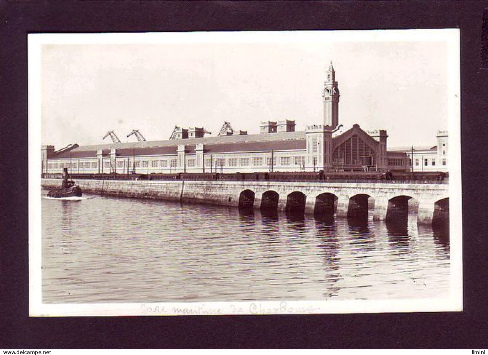 50 - CHERBOURG - LA NOUVELLE GARE MARITIME - LA GRANDE JETÉE -  - Cherbourg