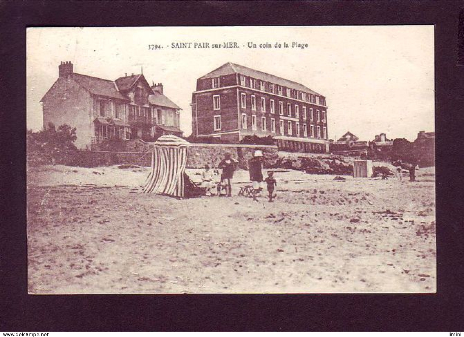 50 - SAINT-PAIR-sur-MER - UN COIN DE LA PLAGE - ANIMÉE -  - Saint Pair Sur Mer