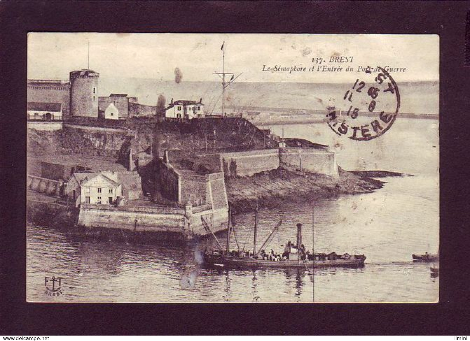 29 - BREST - LE SEMAPHORE ET ENTRÉE DU PORT DE GUERRE -  - Brest