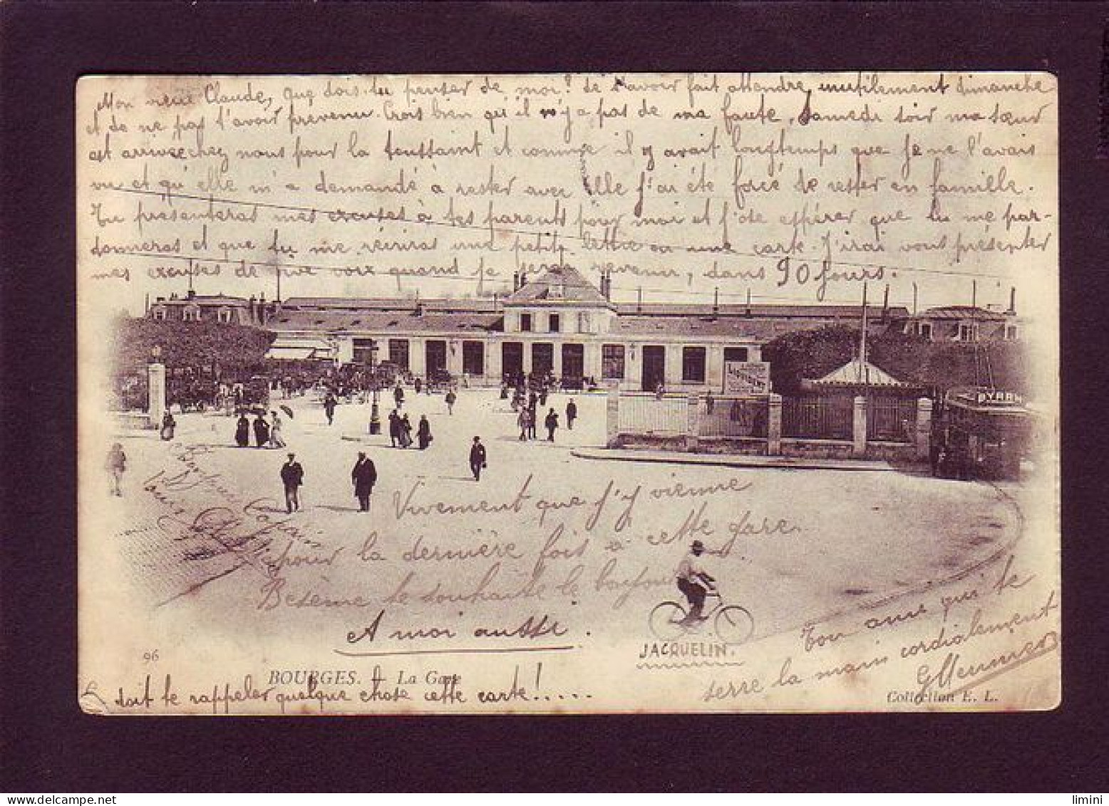 18 - BOURGES - LA GARE - ANIMÉE -  - Bourges