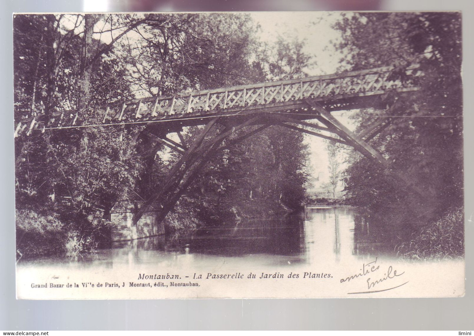 82 - MONTAUBAN  - LA PASSERELLE DU JARDIN DES PLANTES -  - Montauban