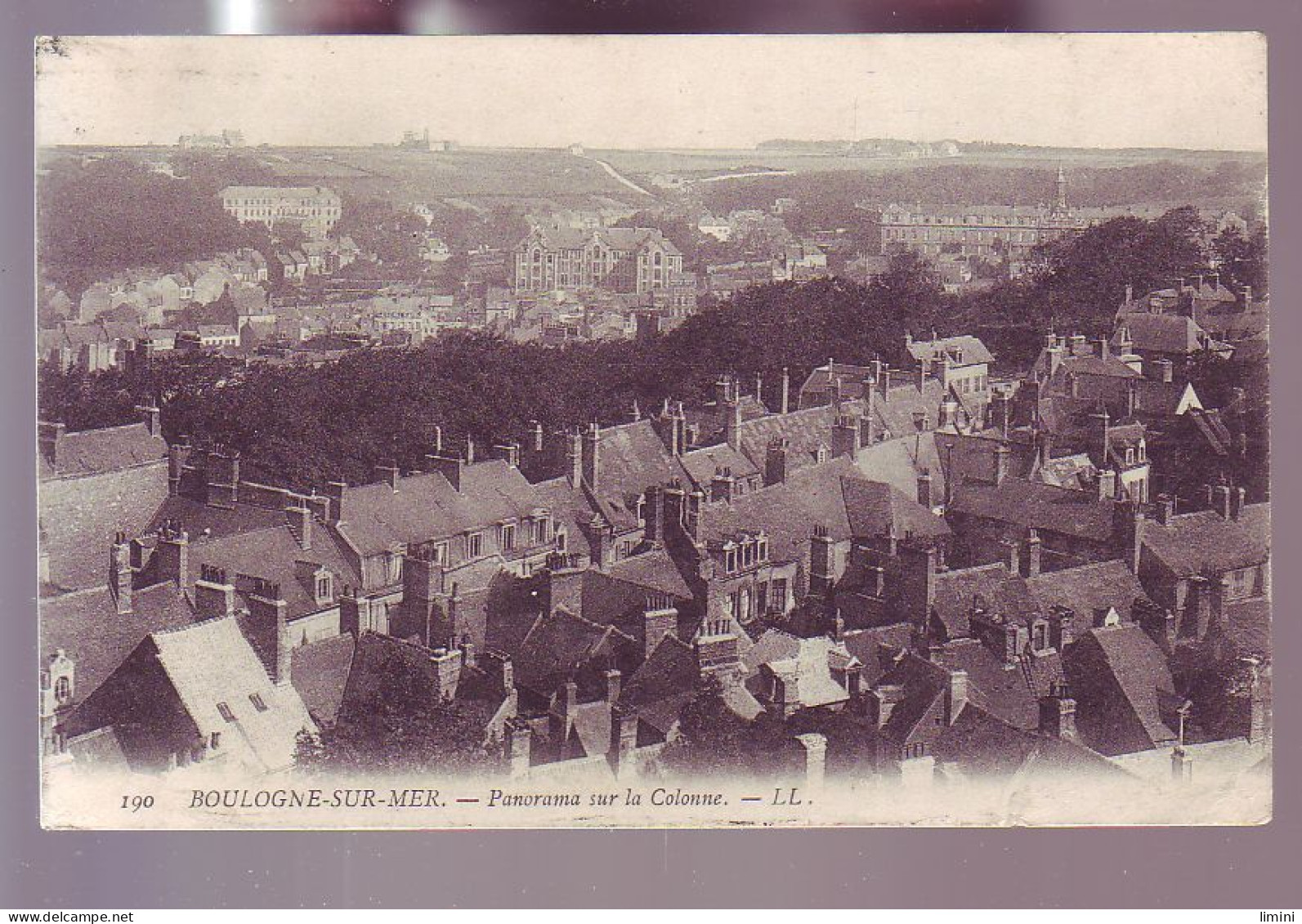 62 - BOULOGNE-sur-MER - PANORAMA SUR LA COLONNE -  - Boulogne Sur Mer