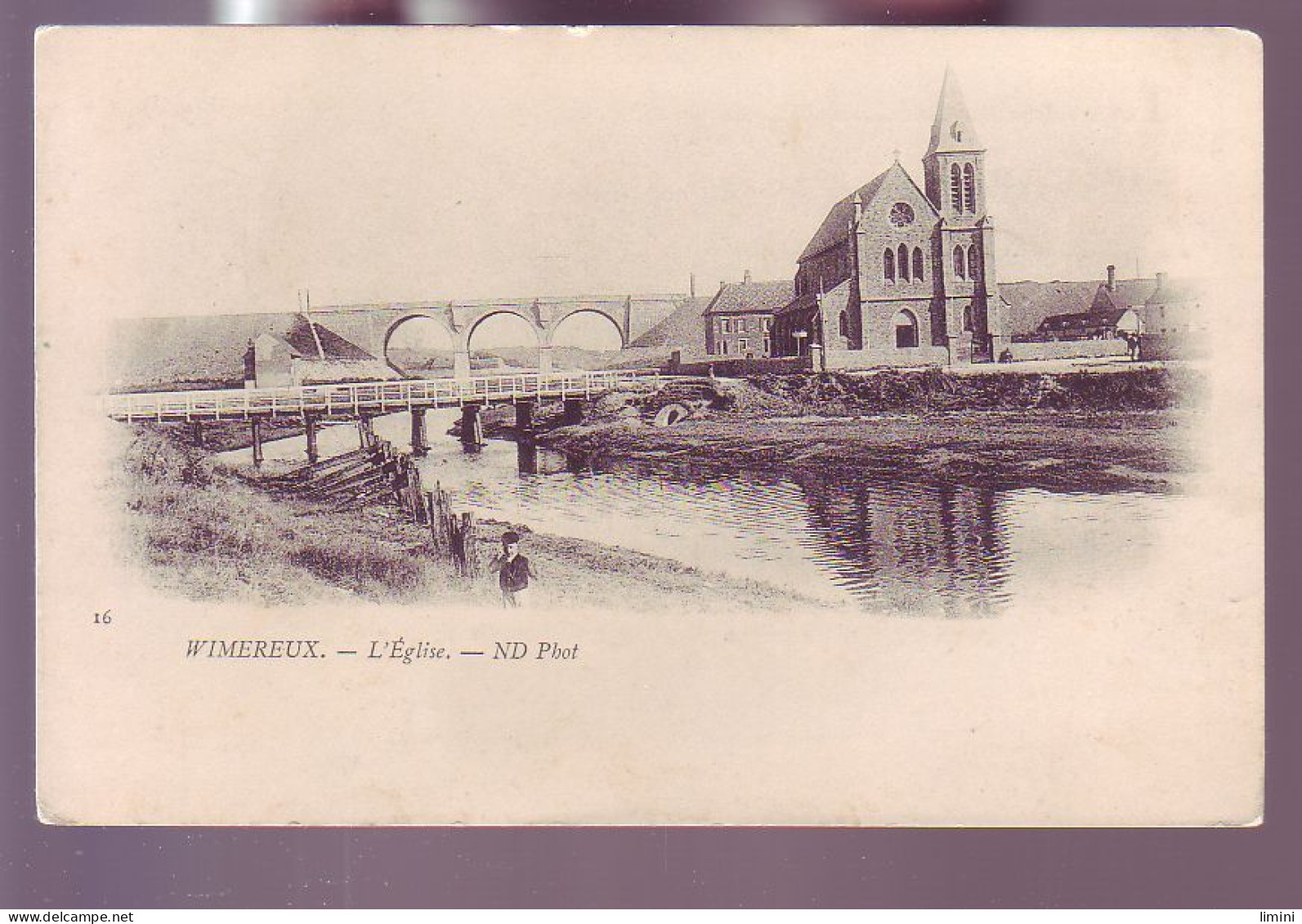 62 - WIMEREUX - L'ÉGLISE - ANIMÉE -  - Sonstige & Ohne Zuordnung