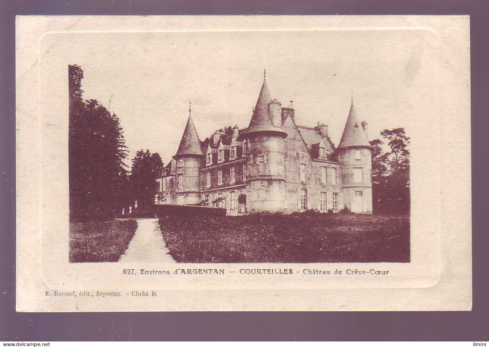 61 - COURTEILLES - CHATEAU DE CREVE-COEUR - ENVIRONS D'ARGENTAN -  - Argentan