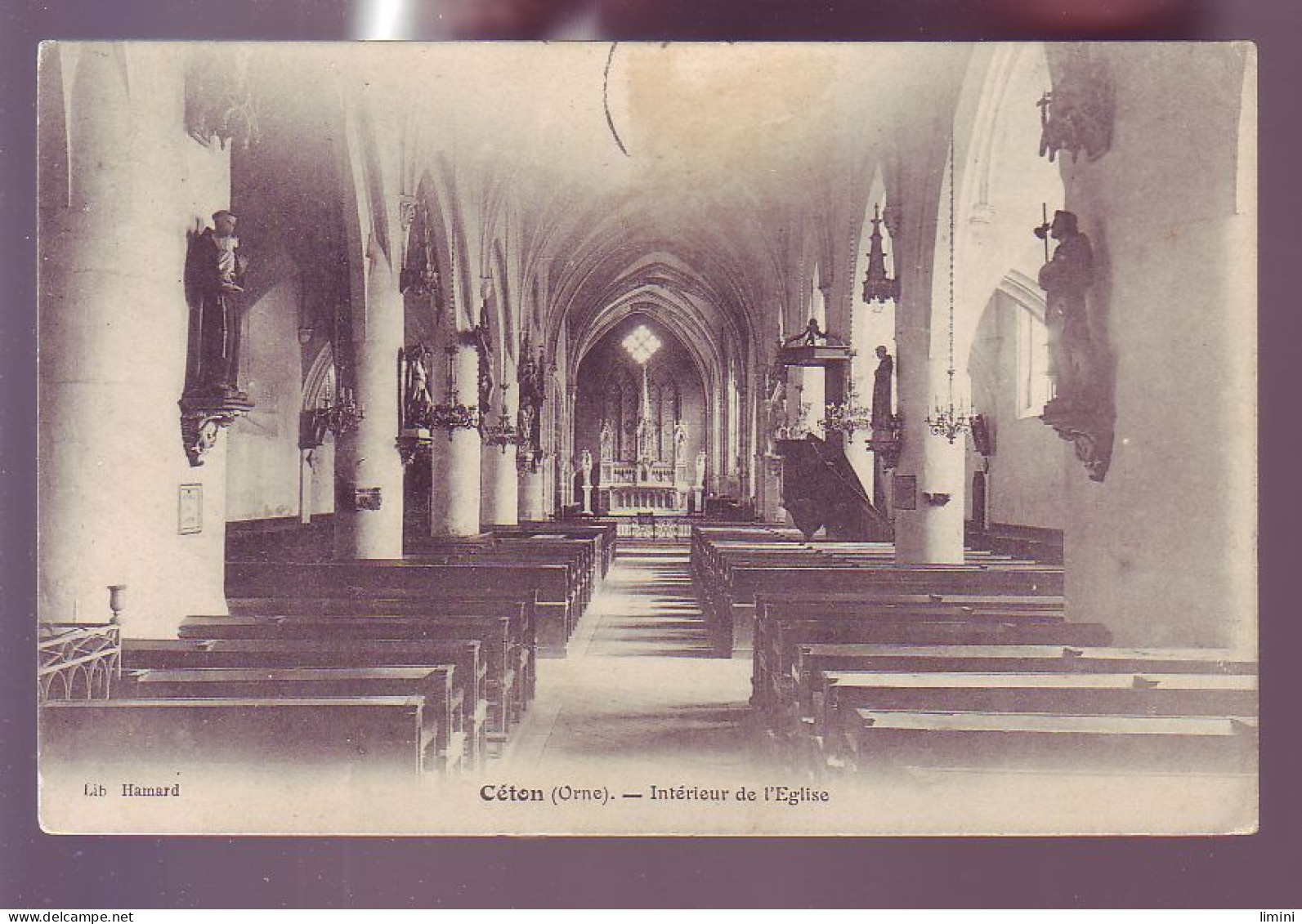 61 - CETON - INTERIEUR DE L'ÉGLISE -  - Autres & Non Classés