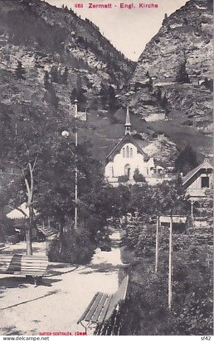 ZERMATT         ENGL KIRCHE - Zermatt