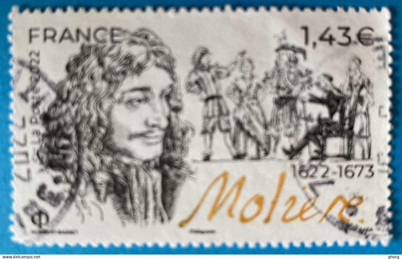 France 2022 : 400e Annoversaire De La Naissance De Jean-Baptiste Poquelin Dit Molière N° 5546 Oblitéré - Used Stamps